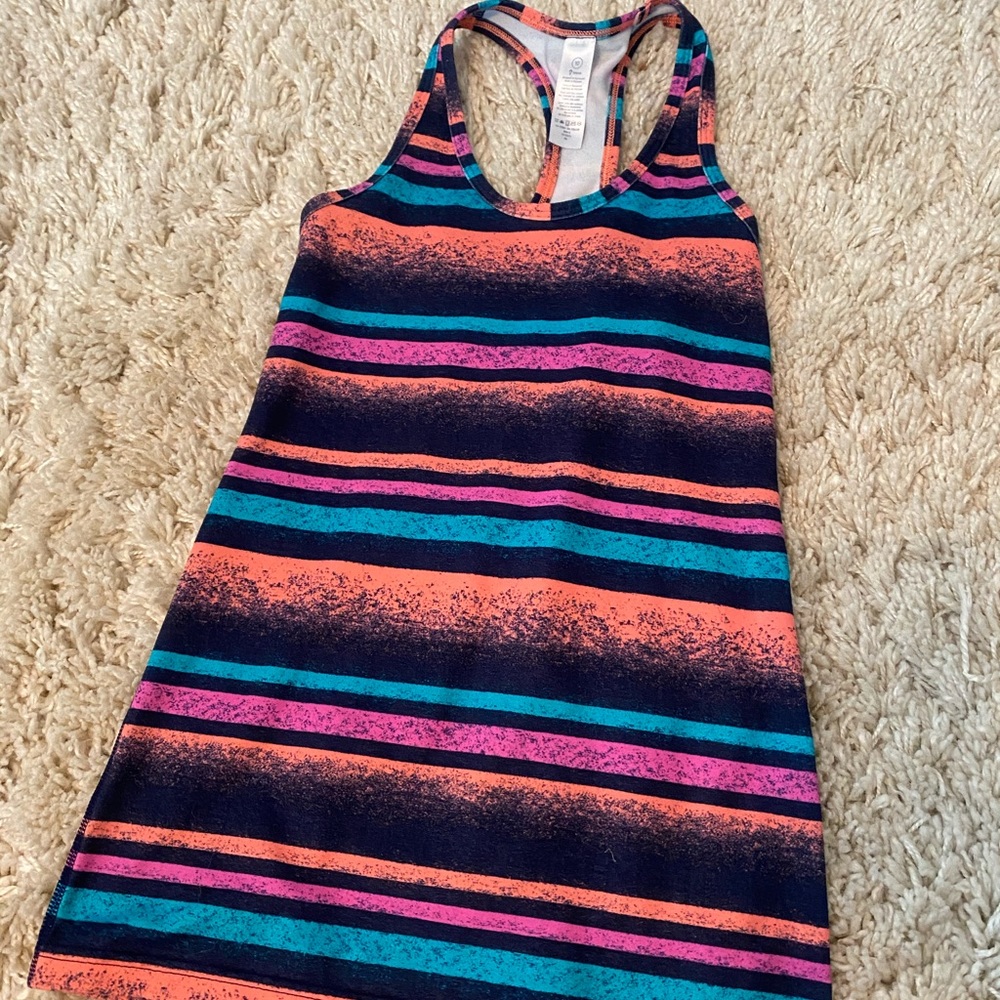colorful striped ivviva tank top